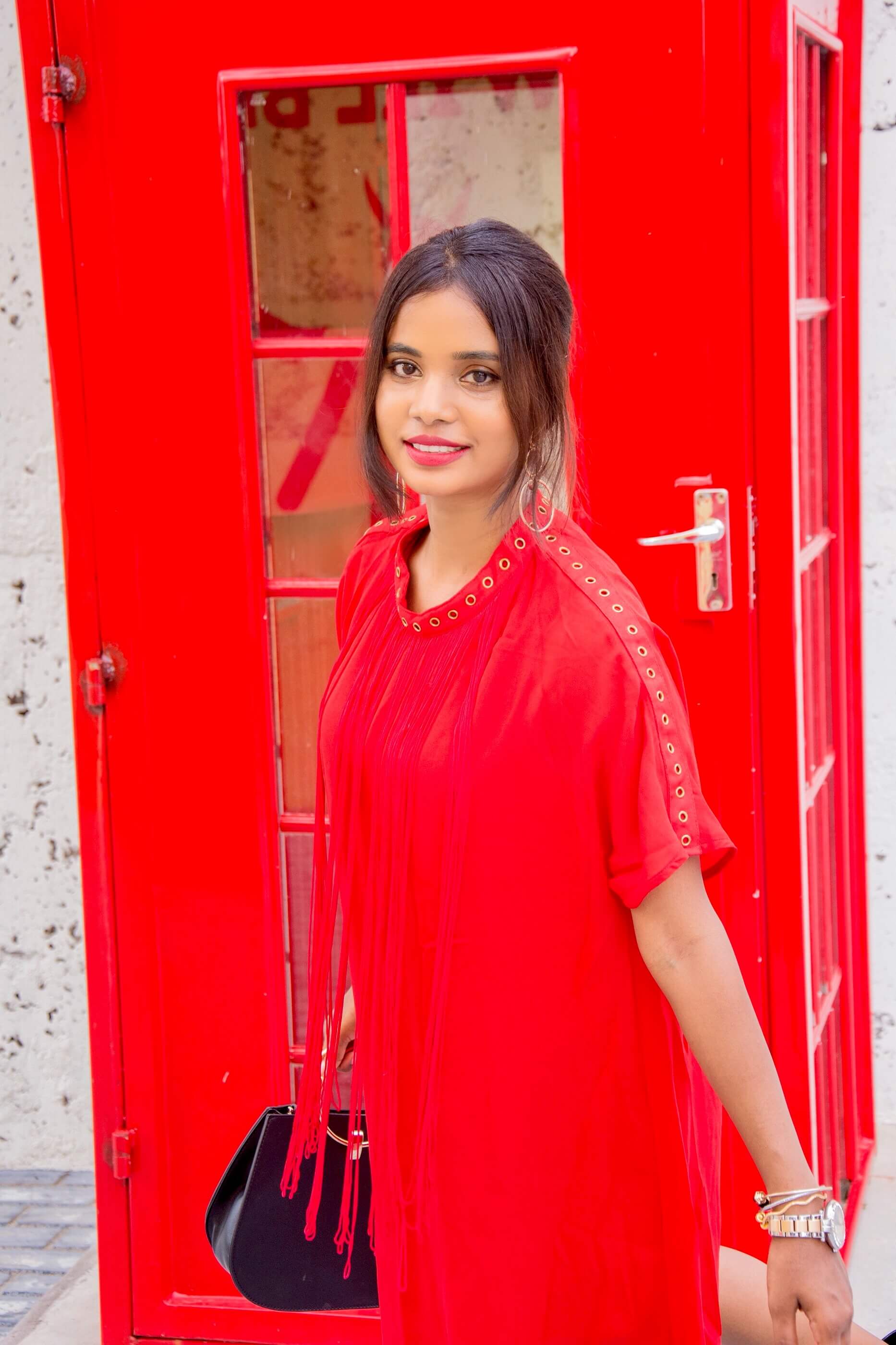 red fringed dress + life update